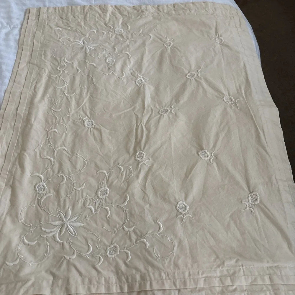 Lauren Ralph Lauren SHETLAND MANOR embroidered Std pillow sham‎ case 30 x24 EUC - Picture 11 of 12